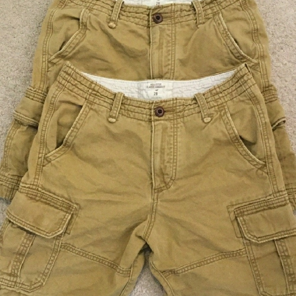 2 pair of Hollister Cargo Shorts